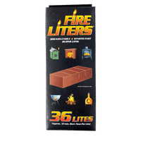 Thumbnail for Fire Liters Wood Fiber Fire Starter 36-Pack. | Gilford Hardware 