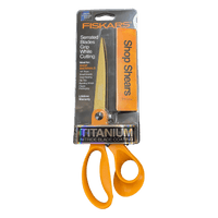 Thumbnail for Fiskars Serrated Straight Shear Stainless Steel 9 in. | Craft & Office Scissors | Gilford Hardware & Outdoor Power Equipment