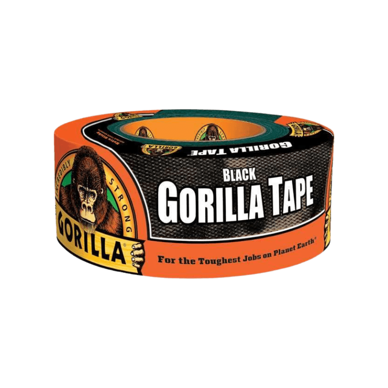Gorilla Black Duct Tape 1.88 in x 25 yd | Hardware Tape | Gilford Hardware & Outdoor Power Equipment