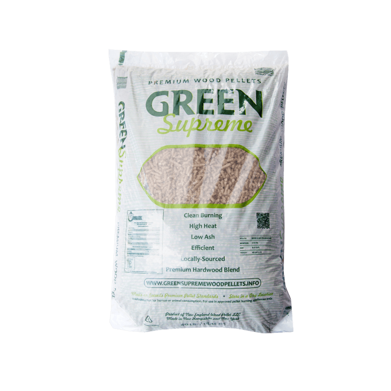 Green Supreme Wood Pellets Ton (50 ct. - 40 lb. Bags) | Firewood & Fuel | Gilford Hardware & Outdoor Power Equipment