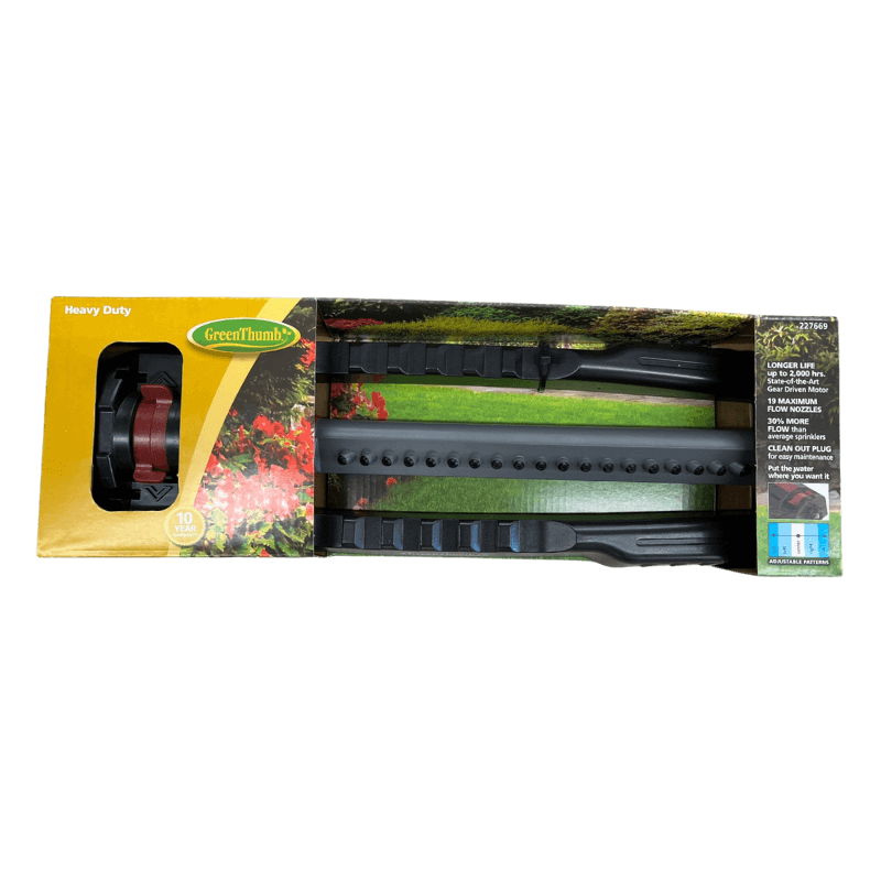 Green Thumb Oscillating Lawn and Garden Sprinkler 3,800 sq. ft.  | Gilford Hardware 