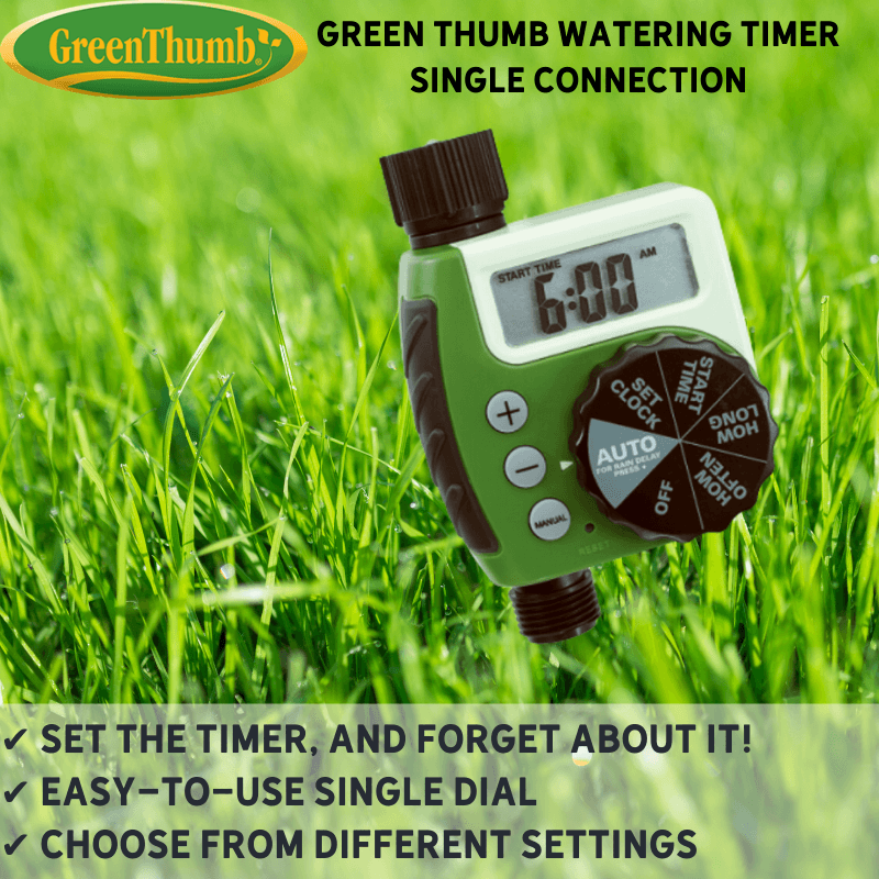 Green Thumb Watering Timer Single Connection | Gilford Hardware