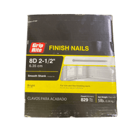 Thumbnail for Grip-Rite Finishing Bright Steel Nail Cupped 8D 2-1/2 in. 5 lb. | Nails | Gilford Hardware & Outdoor Power Equipment