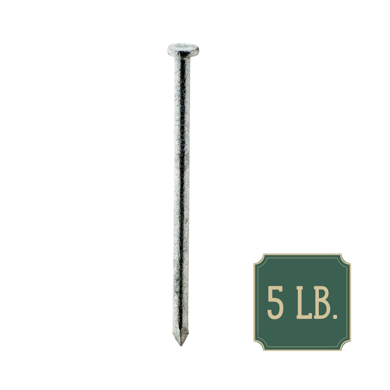 Grip-Rite Common Hot-Dipped Galvanized Steel Nail Flat 20D 4 in. 5 lb. | Gilford Hardware & Outdoor Power Equipment