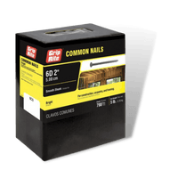 Thumbnail for Grip-Rite Common Bright Steel Nail Flat 6D 2 in. 5 lb. | Gilford Hardware 