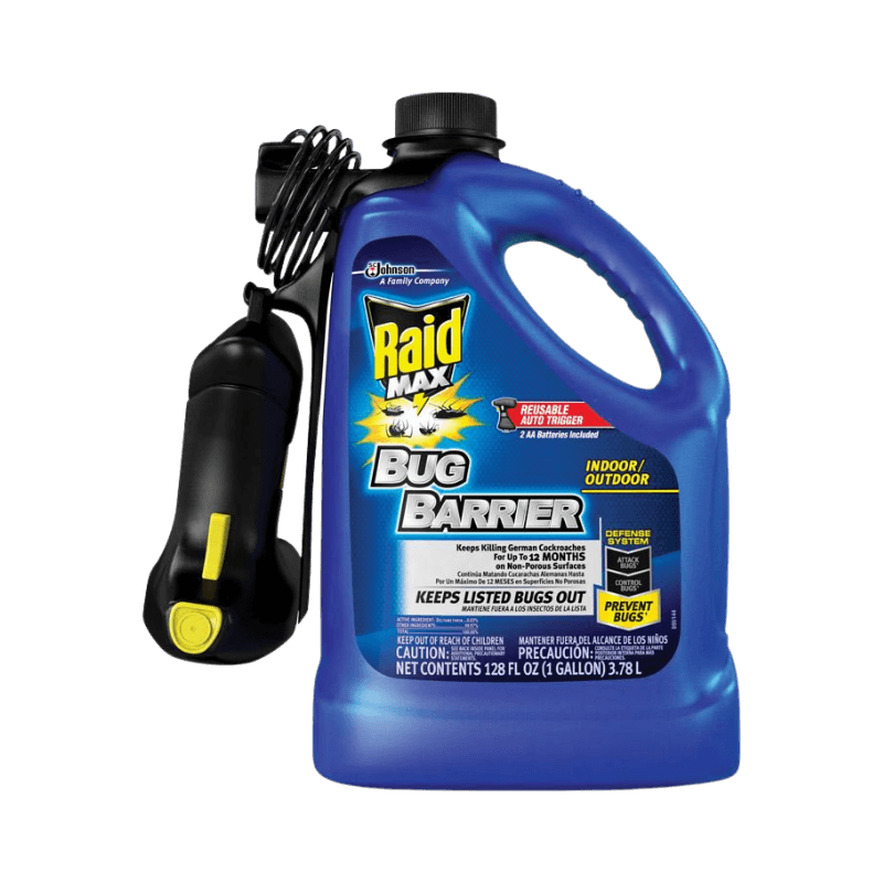 Raid Bug Barrier Interior & Exterior RTU Spray 128 oz. | Bug Control | Gilford Hardware & Outdoor Power Equipment