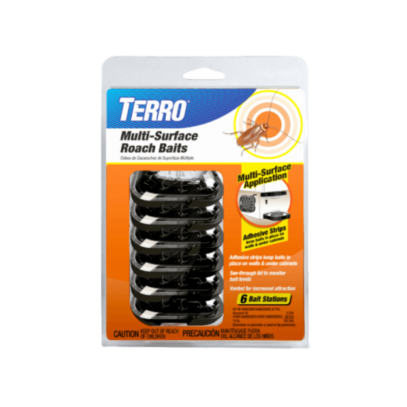 TERRO Multi-Surface Roach Baits 6-Pack. | Gilford Hardware