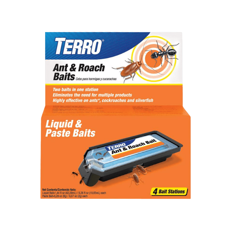 TERRO Ant and Roach Bait Station 4-Pack | Gilford Hardware 