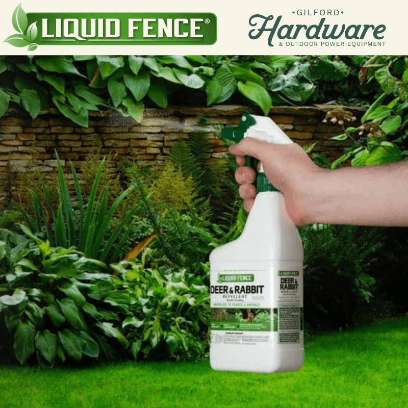 Liquid Fence Deer and Rabbits Repellent Spray 32 oz. | Gilford Hardware