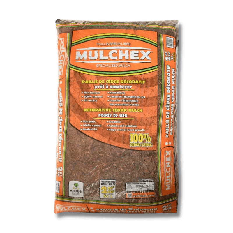 Mulchex Natural Cedar Mulch 2 ft³ | Gilford Hardware