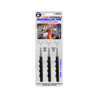 Thumbnail for Blazing LEDz Extendable Marshmallow Fork Plastic/Stainless Steel 3-Pack. | Home & Garden | Gilford Hardware & Outdoor Power Equipment