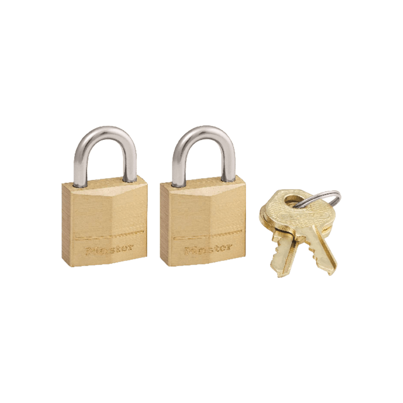 Master Lock Brass Pin Cylinder Padlock 3/4 in. 2-Pack. |  | Gilford Hardware & Outdoor Power Equipment