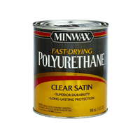 Thumbnail for Minwax Satin Clear Fast-Drying Polyurethane 1 qt. | Gilford Hardware 