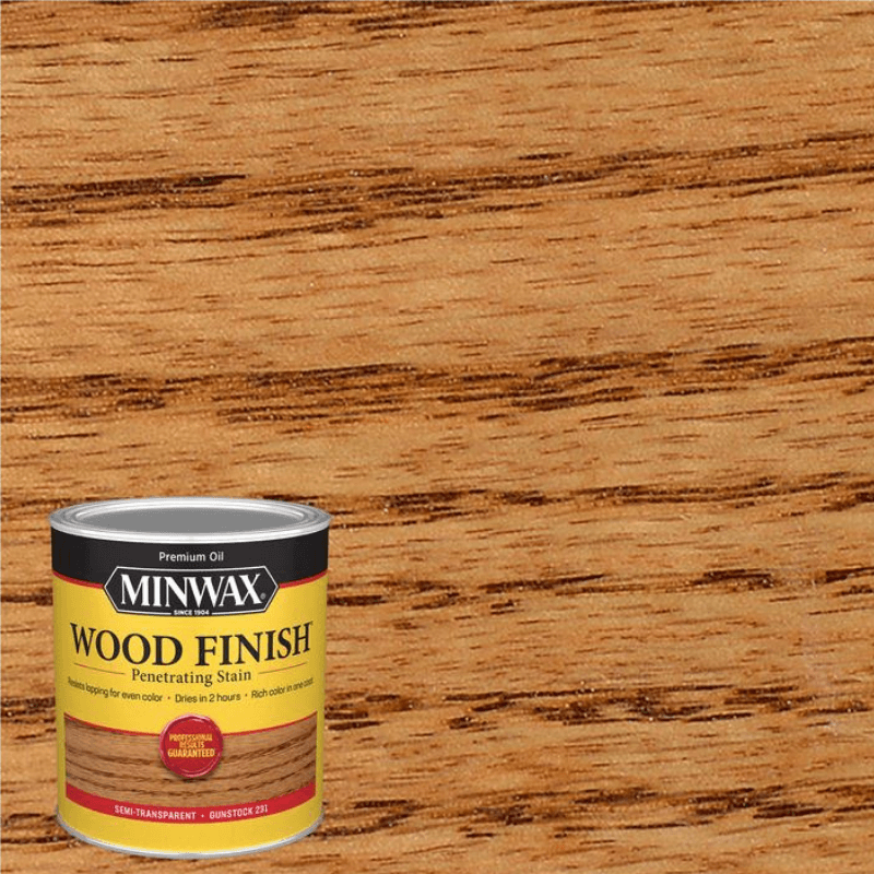 Minwax Wood Oil Stain Semi-Transparent Gunstock 1 qt. | Stains | Gilford Hardware & Outdoor Power Equipment