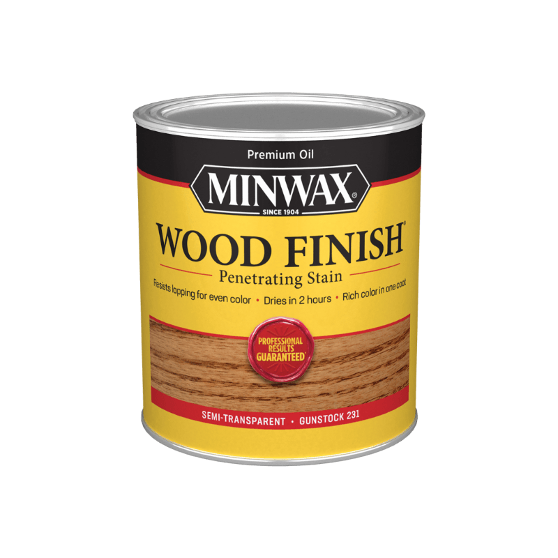 Minwax Wood Oil Stain Semi-Transparent Gunstock 1 qt. | Stains | Gilford Hardware & Outdoor Power Equipment