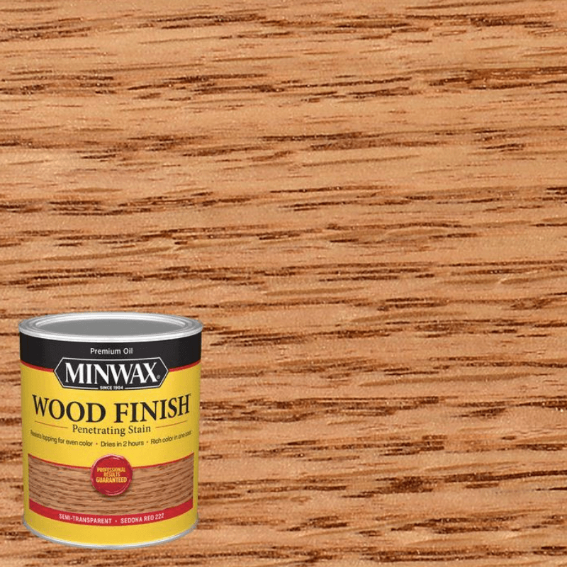 Minwax Wood Oil Stain Semi-Transparent Sedona Red 1 qt. | Stains | Gilford Hardware & Outdoor Power Equipment