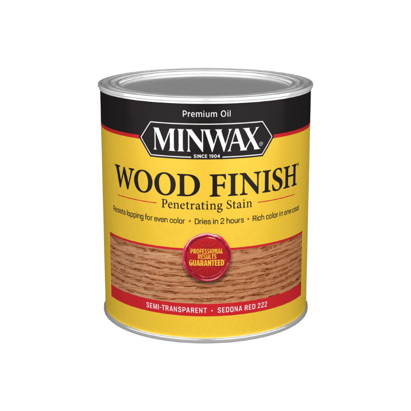 Minwax Wood Oil Stain Semi-Transparent Sedona Red 1 qt. | Gilford Hardware