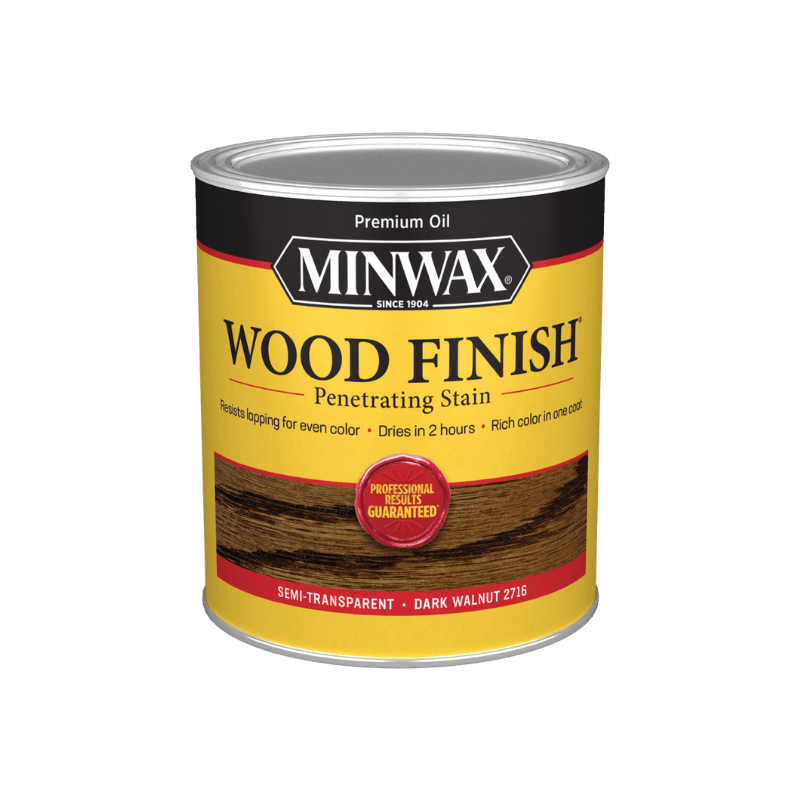 Minwax Wood Stain Oil Semi-Transparent Dark Walnut 1 qt. | Gilford Hardware 