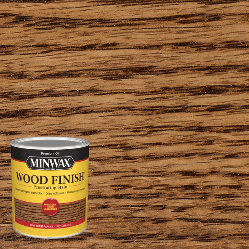 Minwax Wood Finish Semi-Transparent Red Oak Oil-Based Wood Stain 1 qt. | Stains | Gilford Hardware & Outdoor Power Equipment