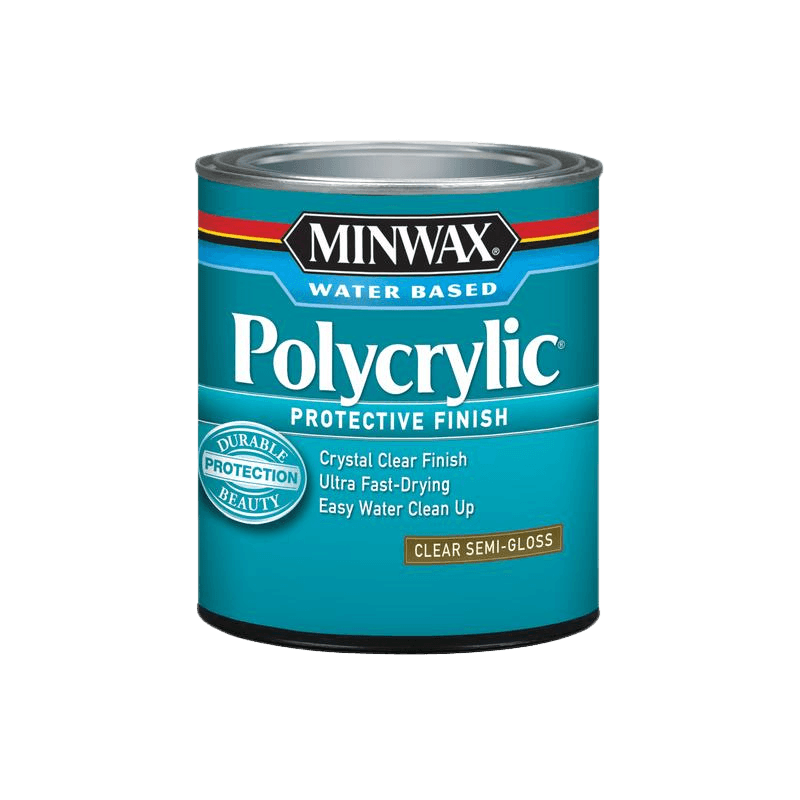 Minwax Semi-Gloss Clear Polycrylic 1 qt. | Stains | Gilford Hardware & Outdoor Power Equipment