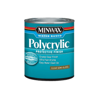 Thumbnail for Minwax Semi-Gloss Clear Polycrylic 1 qt. | Stains | Gilford Hardware & Outdoor Power Equipment