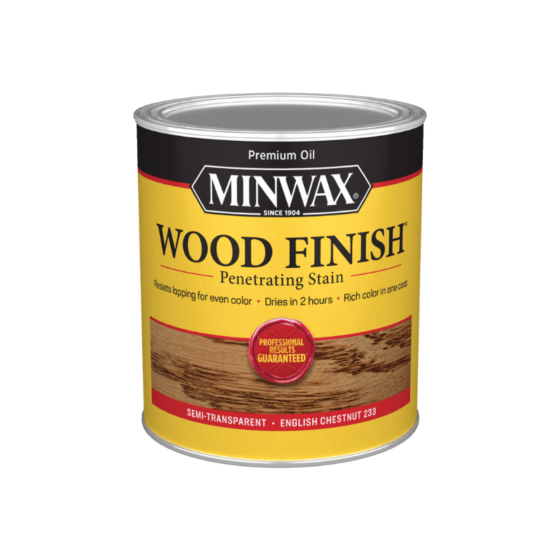 Minwax Oil Stain Semi-Transparent English Chestnut 1 qt. | Stains | Gilford Hardware & Outdoor Power Equipment