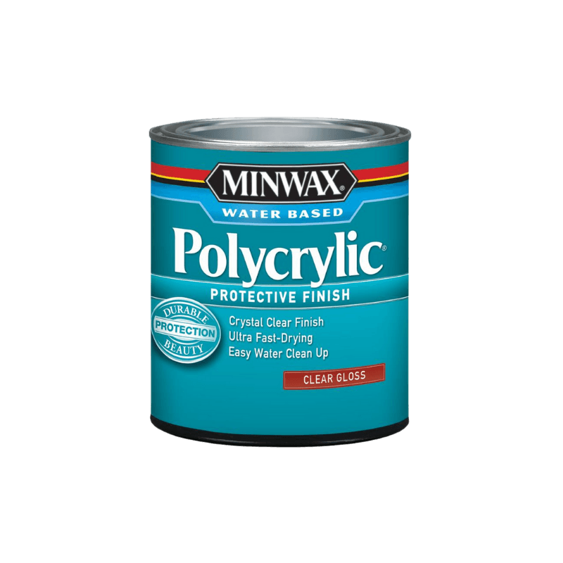 Minwax Polycrylic Protective Finish Gloss Clear 0.5 pt. | Gilford Hardware