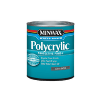 Thumbnail for Minwax Polycrylic Protective Finish Satin Clear  0.5 pt. | Gilford Hardware 