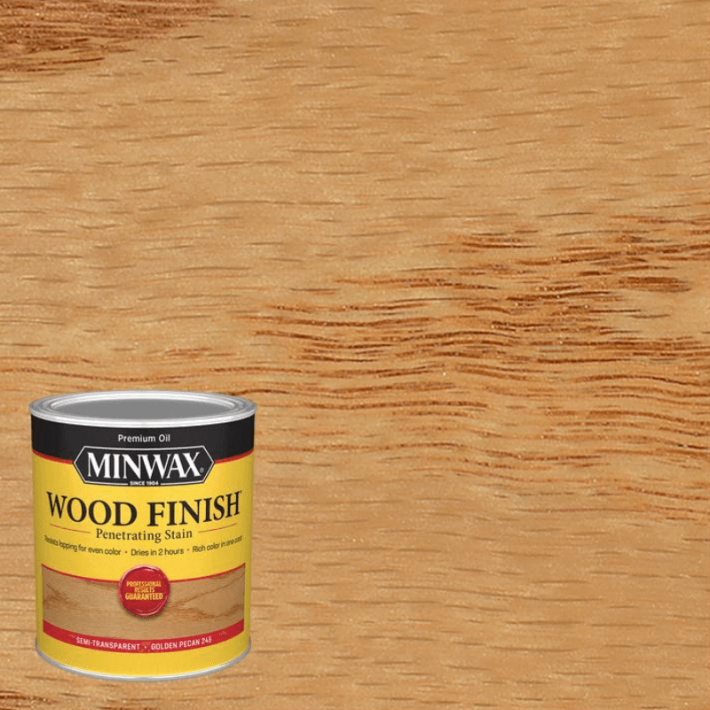 Minwax Wood Stain Oil Semi-Transparent Golden Pecan 1 qt. | Gilford Hardware 