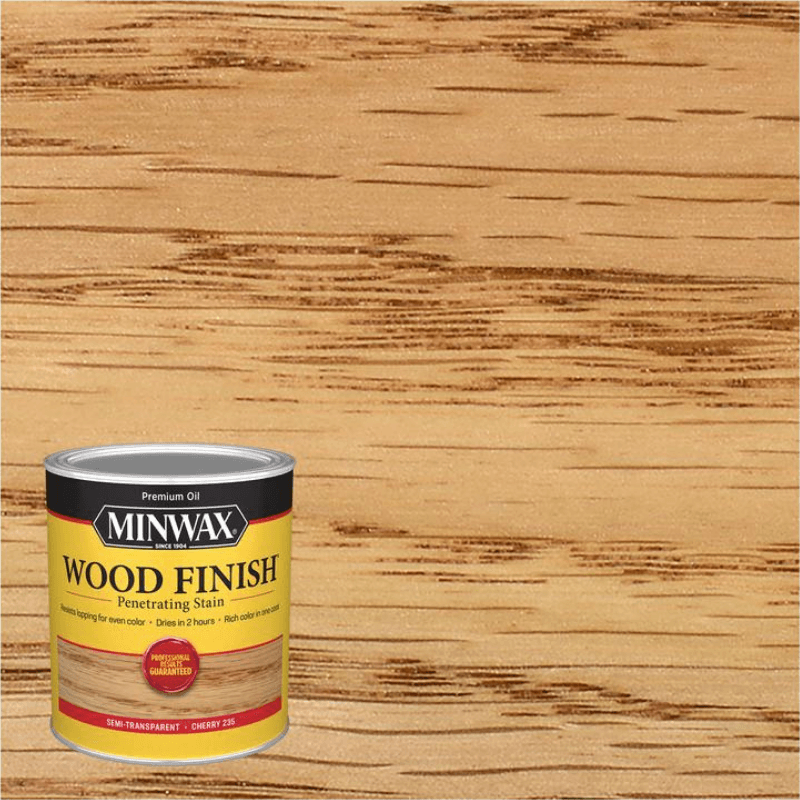 Minwax Wood Stain Oil Semi-Transparent Cherry 1 qt. | Gilford Hardware