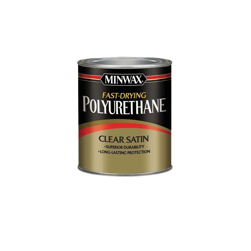 Minwax Polyurethane Fast-Drying Clear Satin Clear 0.5 pt. | Stains | Gilford Hardware