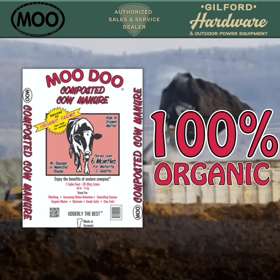 MOO DOO Composted Cow Manure 1 cu ft. | Gilford Hardware 