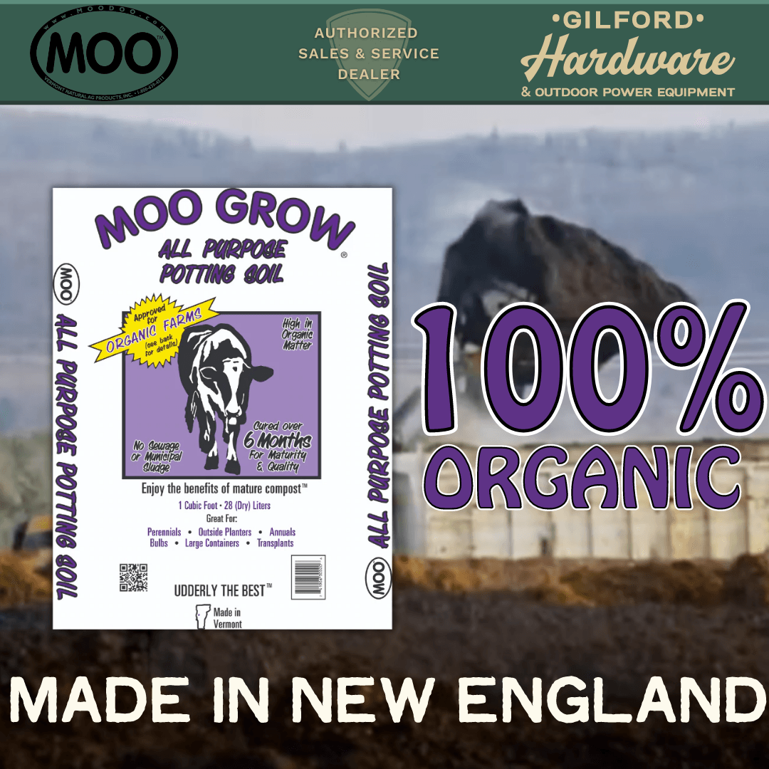 Moo Grow All Purpose Potting Soil 1 cu. ft.  | Gilford Hardware 