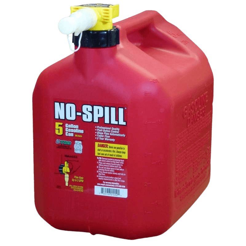 No-Spill Plastic Gas Can 5 gal. | Gilford Hardware 