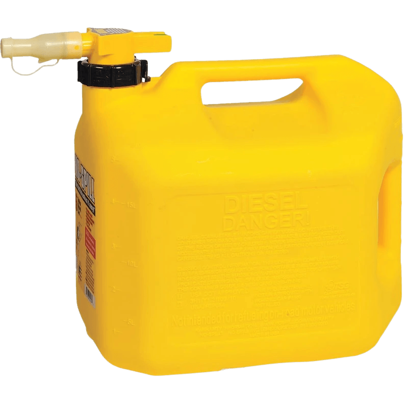 No-Spill Plastic Diesel Can 5 gal. | Gilford Hardware 