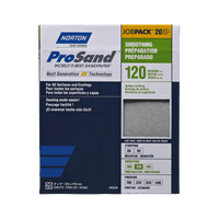 Thumbnail for Norton ProSand 120 Grit Aluminum Oxide Sandpaper 11 in. L x 9 in.  20-Pack | Sandpaper | Gilford Hardware & Outdoor Power Equipment