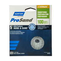 Thumbnail for Norton ProSand Sanding Disc H&L 100-Grit 5 in. 10-Pack. | Sandpaper & Sanding Sponges | Gilford Hardware