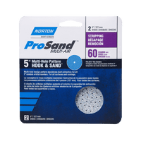 Thumbnail for Norton ProSand Sanding Disc H&L 60-Grit Coarse 5 in. 2-Pack. | Gilford Hardware 