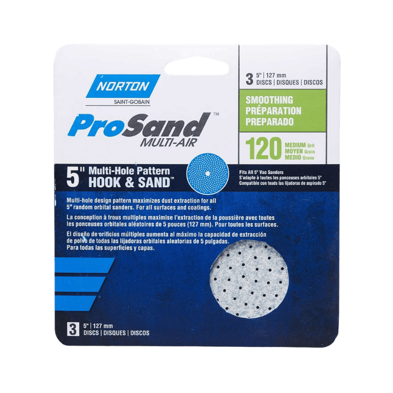 Norton ProSand Sanding Disc H&L A975 120-Grit 3-Pack. | Sandpaper & Sanding Sponges | Gilford Hardware & Outdoor Power Equipment