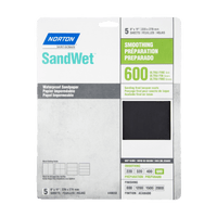 Thumbnail for Norton SandWet 600 Grit Waterproof Sandpaper 11