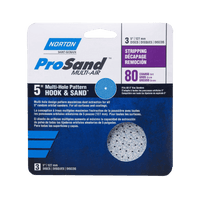 Thumbnail for Norton ProSand Sanding Disc H&L 80-Grit 5