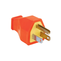 Thumbnail for Pass & Seymour Orange Residential Plug 15A 125V | Gilford Hardware 