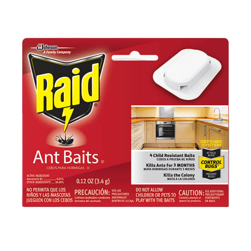 Raid Ant Bait 4-Pack. | Insect Bait | Gilford Hardware & Outdoor Power Equipment