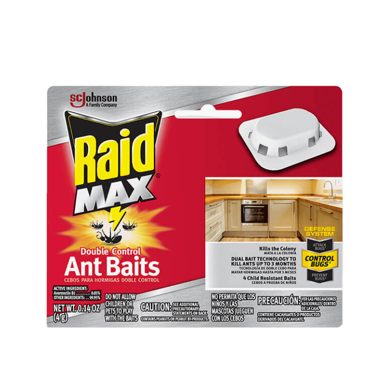 Raid MAX Ant Double Control Ant Bait 4-Pack. | Gilford Hardware