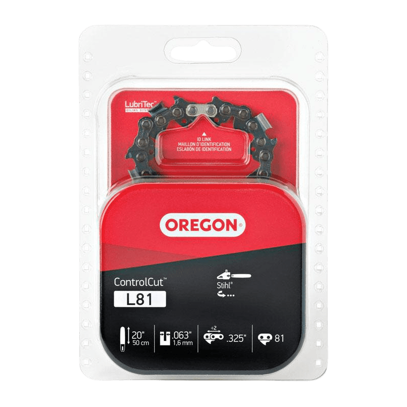 Oregon Chainsaw Chain 20 in. 81 links. .325" .063" | Gilford Hardware