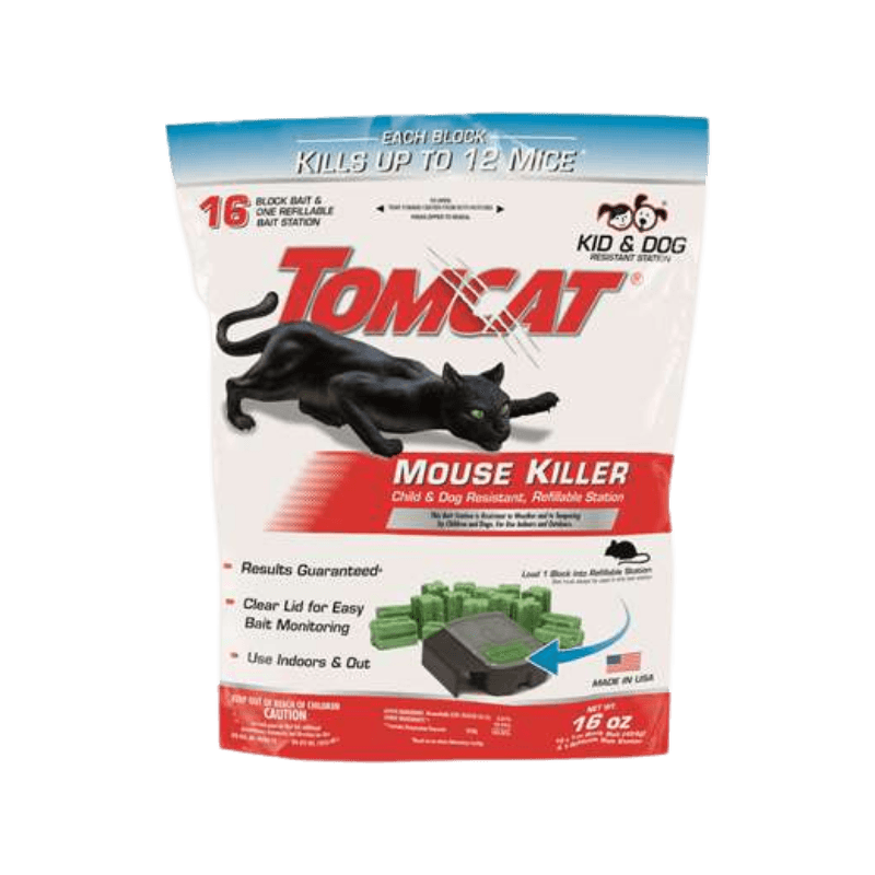 Tomcat Bait Station Blocks For Mice 16-Pack. | Gilford Hardware 