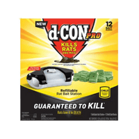 Thumbnail for D-Con Refillable Rat and Mice Bait Station 12-Pack. | Animal Traps | Gilford Hardware & Outdoor Power Equipment