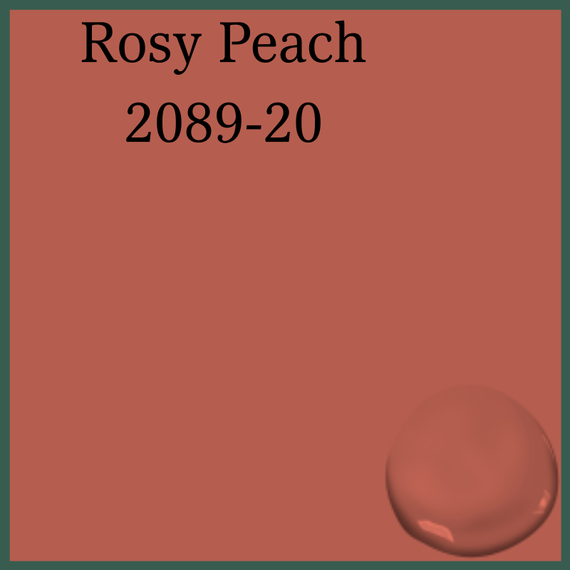Rosy Peach 2089-20 Benjamin Moore | Gilford Hardware