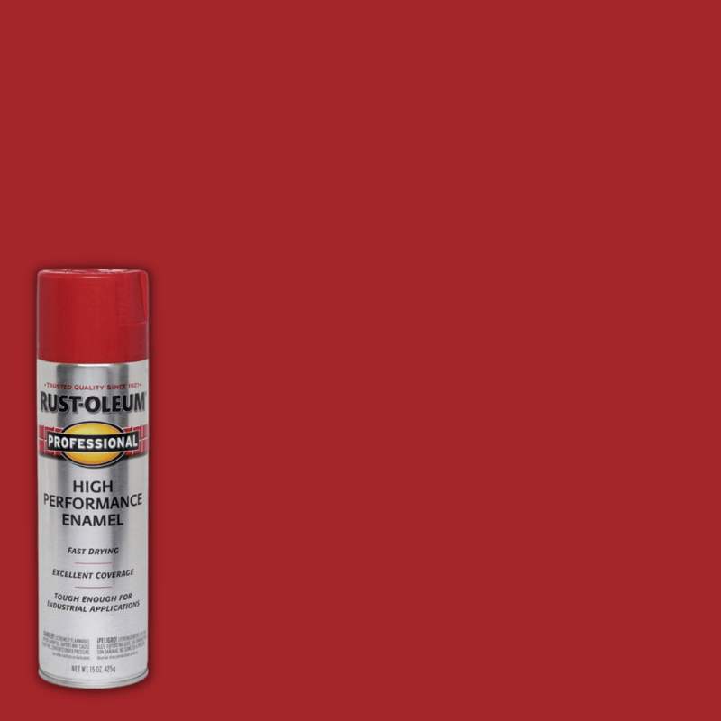 Rust-Oleum Professional Gloss Safety Red Spray Paint 15 oz. | Gilford Hardware 