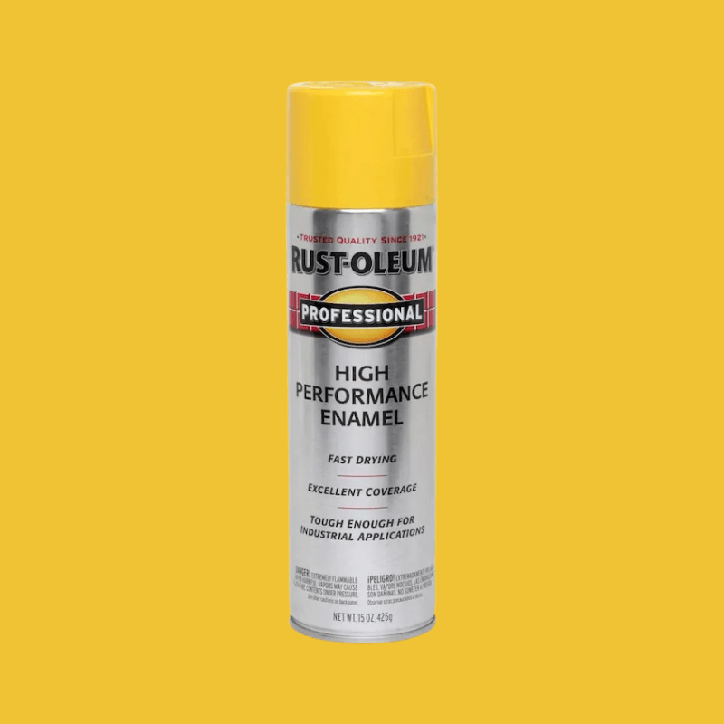 Rust-Oleum Professional Spray Paint Safety Yellow Gloss 15 oz. | Gilford Hardware 